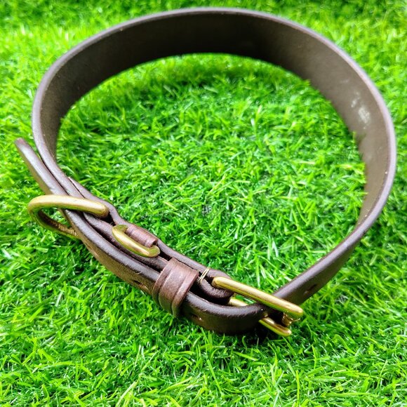 Genuine Leather Dog Collar for Small to Large Dogs - Picture 3 of 9